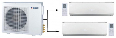 Gree GWHD(18)NK3KO(LCLH) / GWH(07)QB-K3DNC2G / I*2