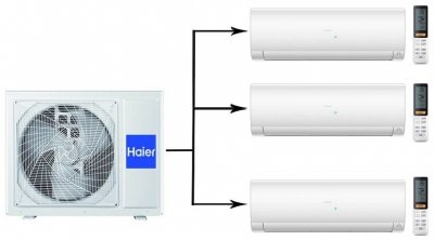 Haier 3U70S2SR5FA / AS25S2SF2FA-W*3шт