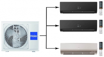 Haier 3U70S2SR5FA / AS25S2SF2FA-G / AS25S2SF2FA-B*2шт