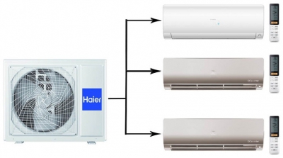 Haier 3U70S2SR5FA / AS25S2SF2FA-W / AS25S2SF2FA-G*2шт